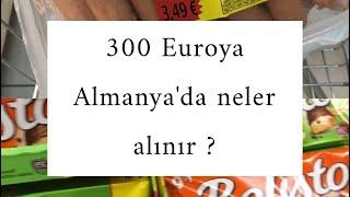 300 euro ya neler alınır? | Almanyada alışveriş .