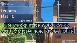 University of Worcester accommodation room tour *St John's halls*