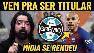 MINHA NOSSA! ''JOGA UM ABSURDO'' ! MÍDIA ENALTECE O NOSSO 9! Últimas Grêmio do  de hoje