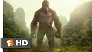 Kong: Skull Island (2017) - Kong Saves a Giant Buffalo Scene (4/10) | Movieclips