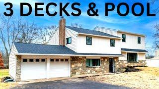 THREE OUTSIDE DECKS & POOL | 945 Buck Rd Southampton | House for Sale in Philadelphia PA | $994,900