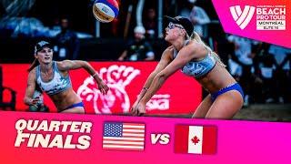 Nuss/Kloth vs. Melissa/Brandie - Quarter Finals Highlights Montréal 2023 #BeachProTour