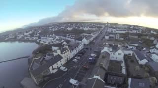 Flight over Bowmore, Isle of Islay