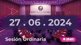 Sesión Ordinaria del Consejo General (27/06/2024)