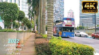 Let's Walk Together at Ampang Park, Jalan Binjai & Jalan Pinang, Kuala Lumpur Malaysia 2022 4K 60fps