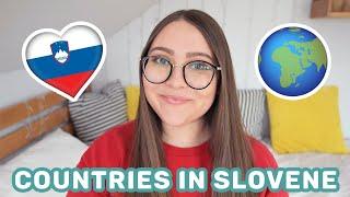 ALL Country Names in Slovene! | Learn Slovene with Sandra