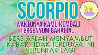 ZODIAK SCORPIO-SIAP SIAPLAH KAMU TERSENYUM BAHAGIA DENGAN KABAR TAK TERDUGA INI#tarot#zodiak#scorpio