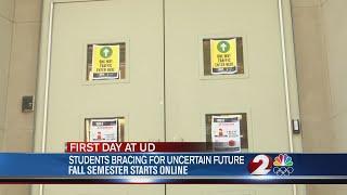 UD students start semester online