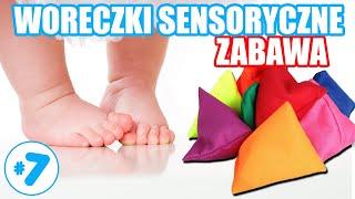 Woreczki sensoryczne, gimnastyczne dla dzieci | Zabawa edukacyjna z dzieckiem w domu