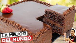 La mejor TARTA de CHOCOLATE del Mundo (mas JUGOSA, FÁCIL y RICA) Receta rápida # 804