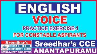 ENGLISH -VOICE -1 FOR CONSTABLE/Sreedhar'sCCE,ANANTAPURAMU.