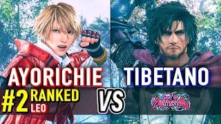 T8  AYORICHIE (#2 Ranked Leo) vs TIBETANO (Clive)  Tekken 8 High Level Gameplay