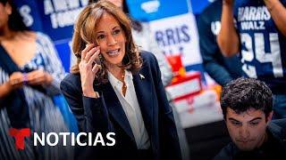 Preparativos en Universidad de Howard para llegada de Harris | Noticias Telemundo