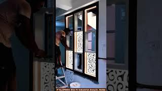 CNC Jali Partition Designs #cncmachine  #homedecor