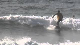 5'1" Baked Potato TechnoGrain Firewire surfing at Noosa QLD