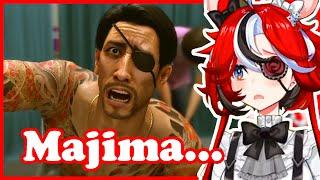 Bae's reaction to Yakuza Kiwami 2 Majima Ending【HoloEN】