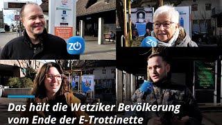 Das hält die Wetziker Bevölkerung vom Ende der E-Trottinette