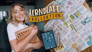 LERNBLATT KOLLEKTION - alle Lernzettel aus 2 Semestern Fernstudium (iPad, Goodnotes) JustSayEleanor