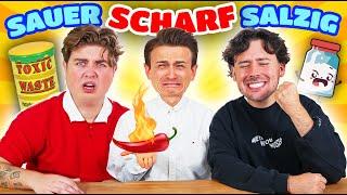 SAUER  SALZIGoder SCHARF mit CrispyRob & Smiley