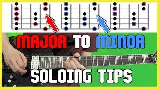 Switching Between Major And Minor Pentatonic: Modes Solo Guitar Lesson