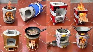 I'm Back With The Top 4 Unique Creative Wood Stove Ideas - Creations From Cement