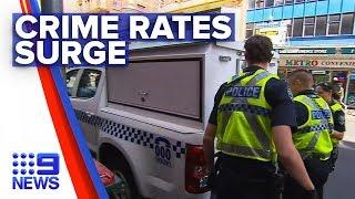 Public safety at risk and crime rates spike | Nine News Australia