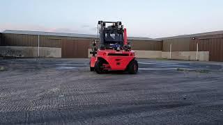 Used Mora M100 lp gas forklift.