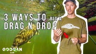 3 WAYS TO FISH a DRAG n DROP! ( BASS FISHING TIPS )