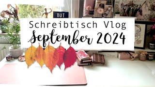 Schreibtisch Vlog September 2024 | Bestellung Miso Paper | One Line Drawing | Happy Mails