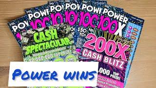 Power and Spectacular Wins  Power 100X  Cash Spectacular 200X Cash Blitz