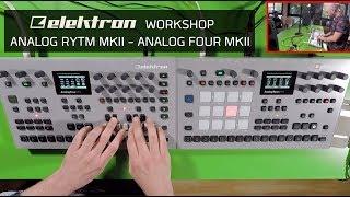 Workshop Elektron Analog RYTM MK2 y Analog Four MK2