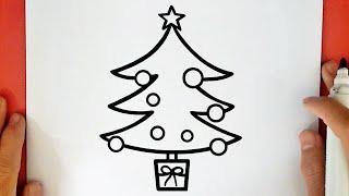 HOW TO DRAW A CHRISTMAS TREE