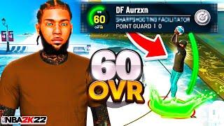 IS THIS THE BEST 60 OVERALL EVER!? I tried to WIN using a 60 OVERALL on NBA 2K22... (Hilarious)