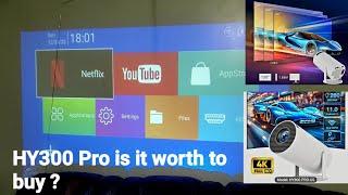 Quick Test And Review HY300 Pro Projector, From Temu