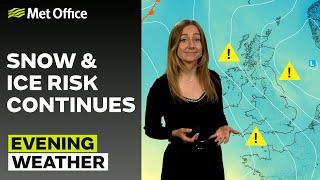 21/11/24 - Wintry weather perservering -  Evening Weather Forecast UK – Met Office Weather