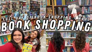 come book shopping with us + haul target, half price books, goodwill, book mail