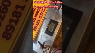 48v100ah lfp battery fast charging with hybrid solar mppt inverter