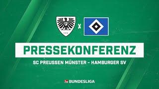 Pressekonferenz: SC Preußen Münster - Hamburger SV (1:2)