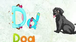 Letter D  _ Dinosaur, Donut, Dolphin, Dog, Deer & Duck - Learn the Letter D