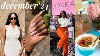 VLOG: ENJOYMENT IN DECEMBER PT.1  uche masterclass, warner music brunch, beauty treatments+ more!