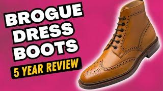 BROGUE DRESS BOOT REVIEW | LOAKE BURFORD BOOTS | 5-YEAR ASSESSMENT