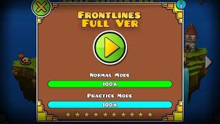 FRONTLINES FULL VERSION [1080p60] || GEOMETRY DASH WORLD