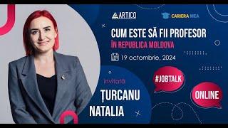 #Jobtalk #DE_VORBĂ CU Natalia Țurcanu