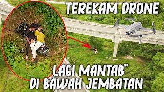 Terekam Drone Bocil Lagi Mantab Mantab Dibawah Jembatan TOL