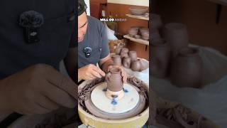 How I trim my foot #Pottery #Ceramics #Clay #TipsAndTricks