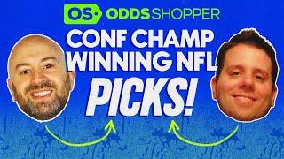 (3-1 LAST WEEK) NFL Playoff Best Bets, Picks & Predictions for Conference Championships