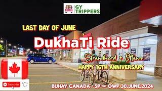 DUKHATI RIDE - WORKING STUDENT - STRANDHERD - CRESTHAVEN - OTTAWA - WEDDING ANNIVERSARY - 30.June.24