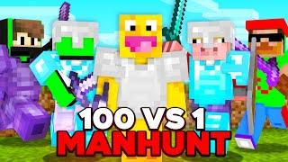 RETÉ a 100 JUGADORES vs MÍ en MINECRAFT PvP!! ᕙ(⇀‸↼‶)ᕗ