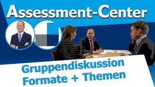 Gruppendiskussion im Assessment Center - Was sind typische Themen und Formate der Gruppendiskussion?