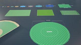 Sports Field SIZE Comparison